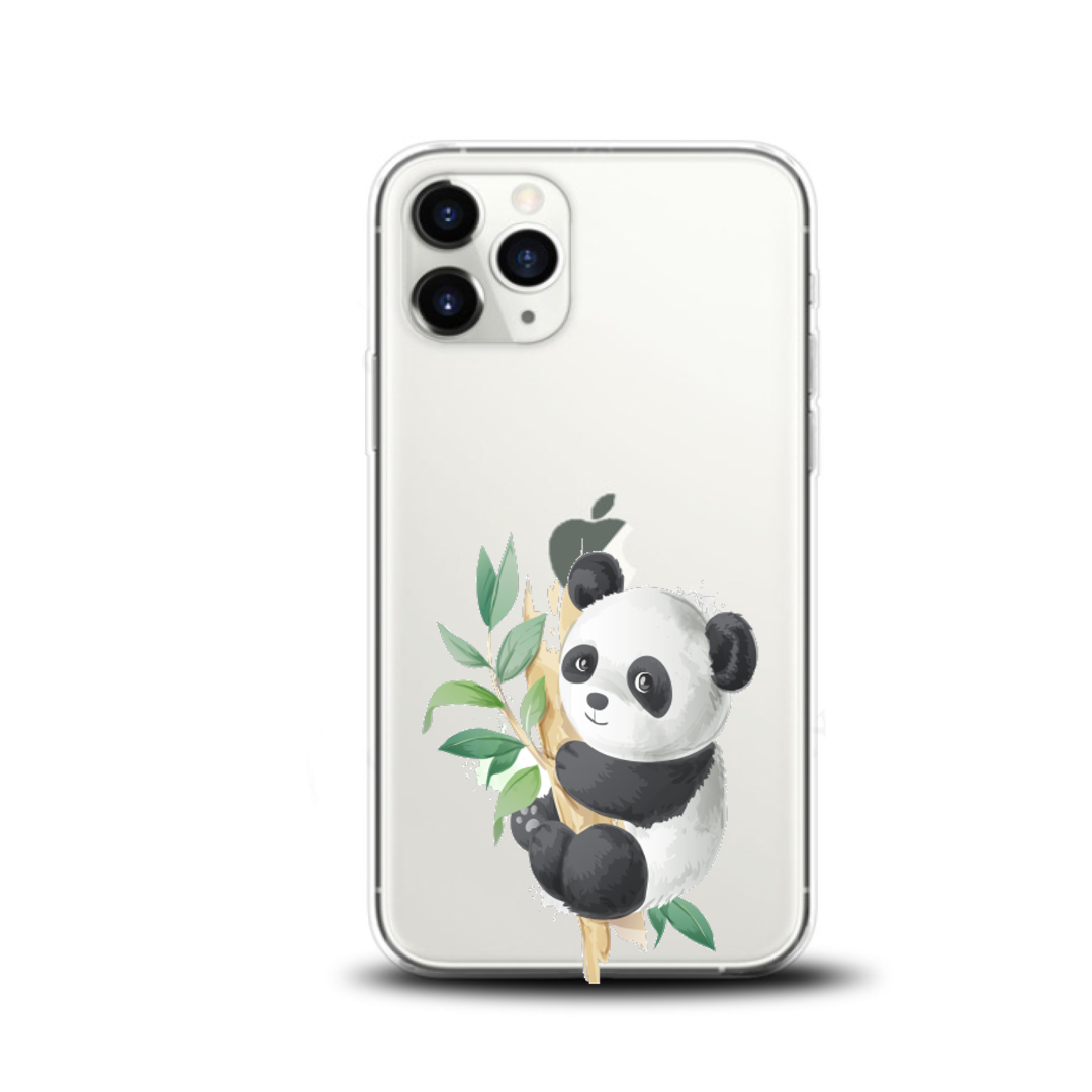 vertegenwoordiger pomp overal Apple Iphone siliconen panda hoesjes transparant - Panda - Apple -  Nieuwetelefoonhoesjes.nl