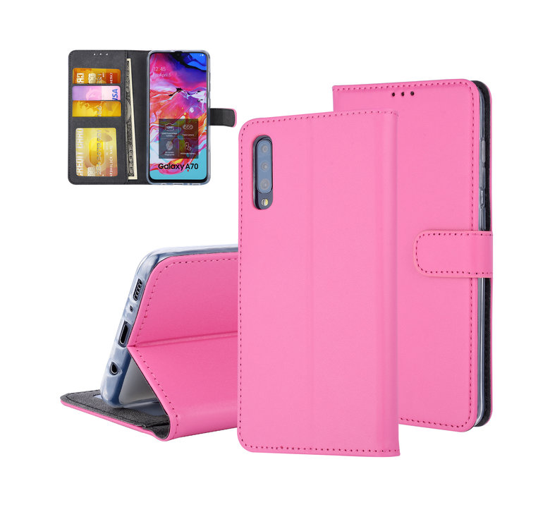 attribuut niet verwant radiator Samsung Galaxy A70 Perfect Bookcase hoesje roze - Samsung -  Nieuwetelefoonhoesjes.nl